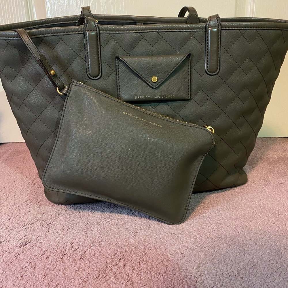 Gray Marc Jacobs tote